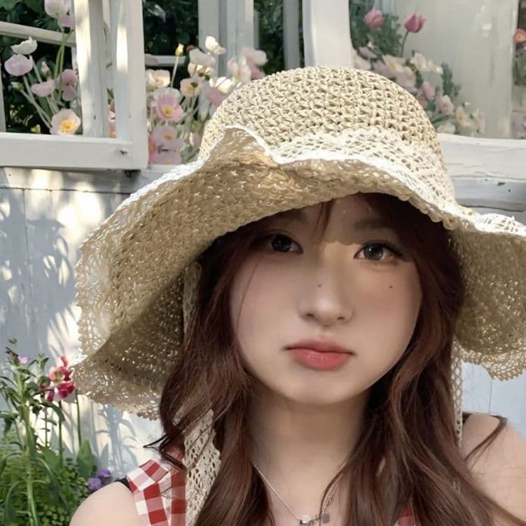 帽子 レディース 優雅　リボン麦わら帽