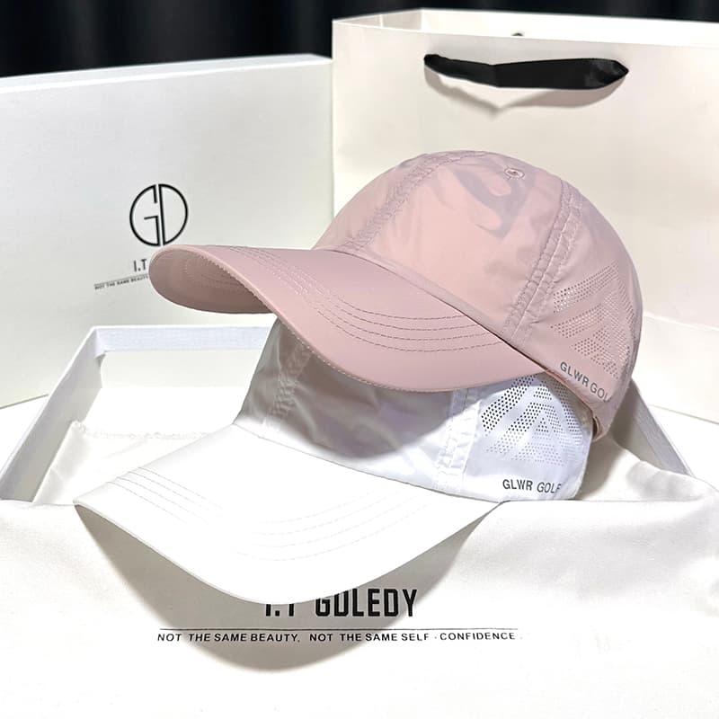 帽子 レディース 上品シンプル通気性メッシュキャップ