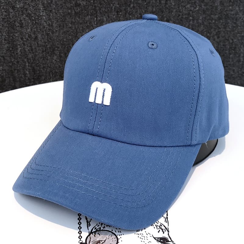 帽子 レディース シンプルワンポイント刺繍キャップ