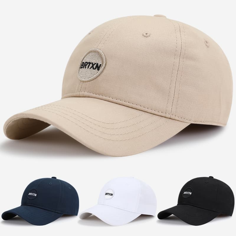 帽子 レディース シンプル丸ワッペンキャップ